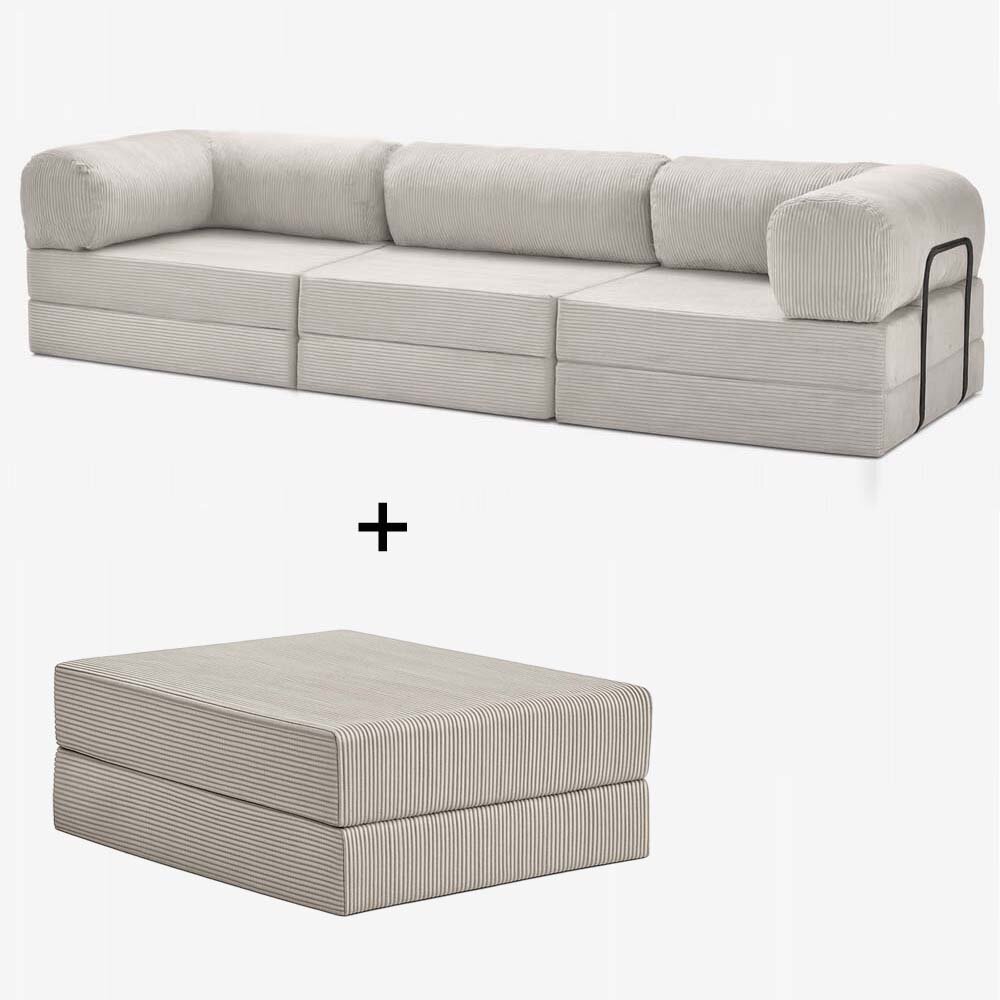 Modulares Baukastensystem für das Schlafsofa LOUNGER