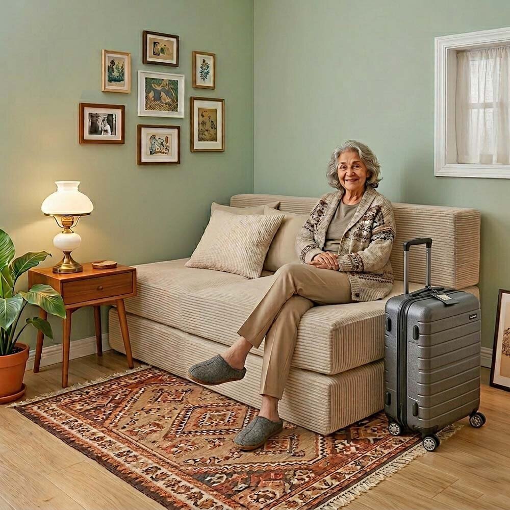 Gästebettsofa für den Besuch der Großeltern günstig bei Alsterdüne in Hamburg