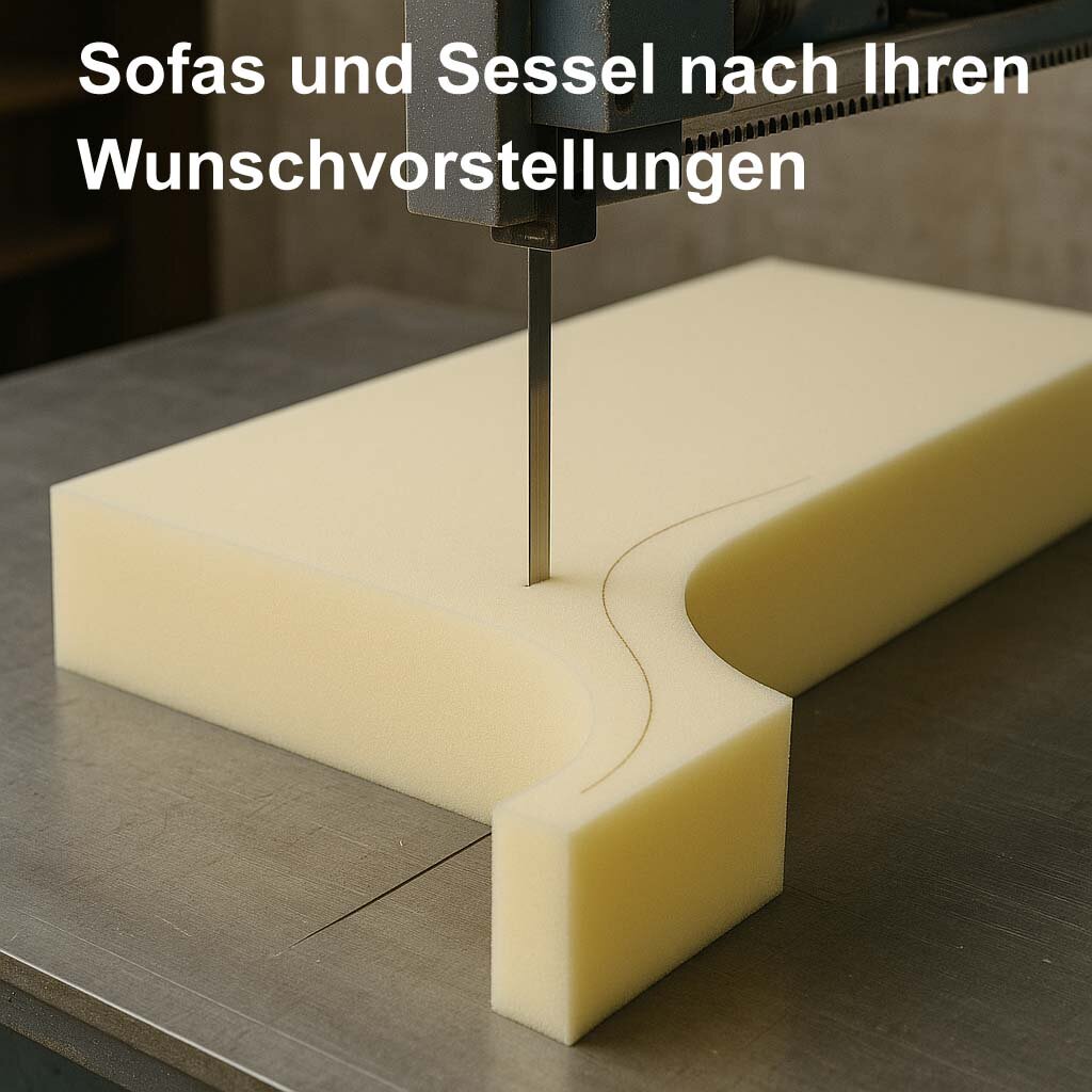 Individueller Zuschnitt für Ihr Traumsofa it Ihren Wunschmaßen