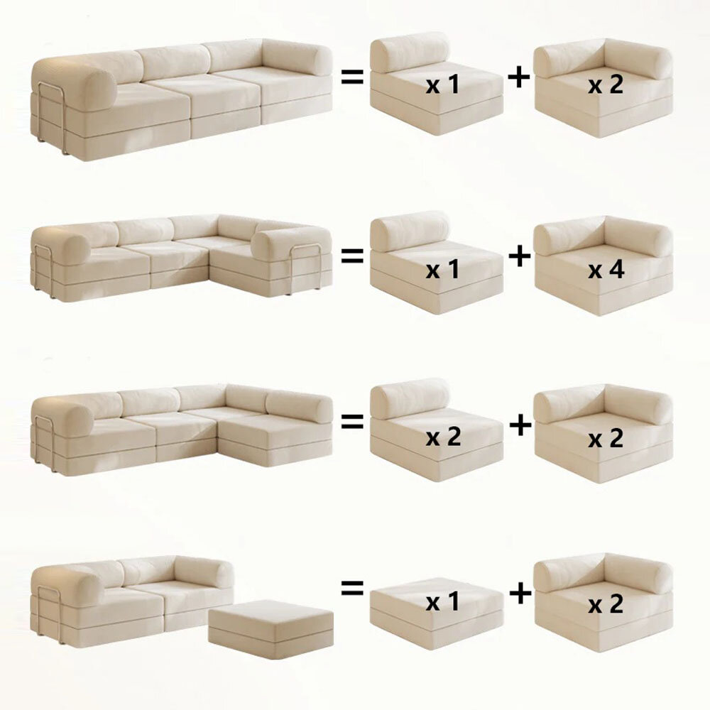 Modulares Schlafsofa System Lounger von Alsterdüne Hamburg