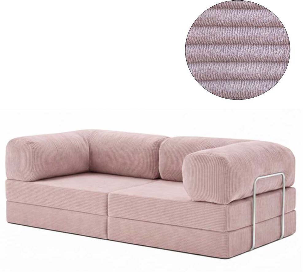 Schlafsofa LOUNGER in hellgrau