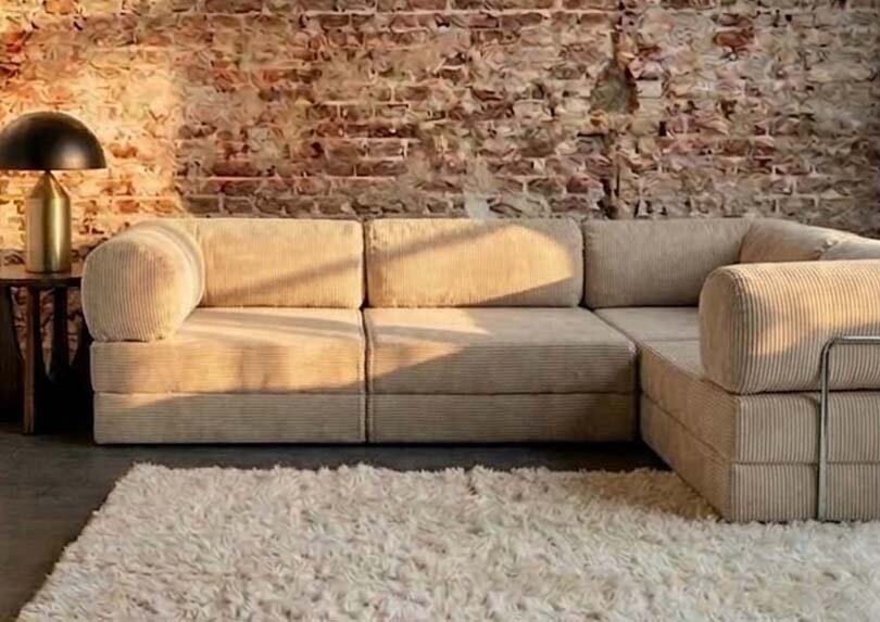 Lounger Schlafsofa Alsterdüne ist modular aufgebaut und erweiterbar zur Sitzecke