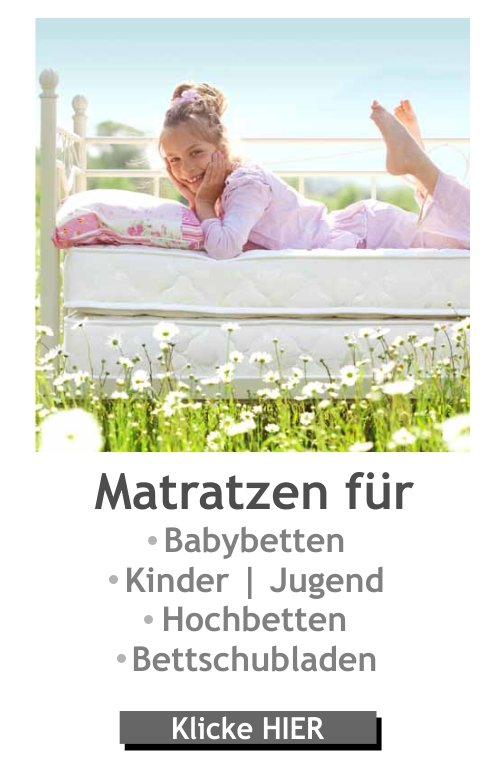 Alsterdüne Matratzen für Kinder hochwertig und schadstoffgeprüft