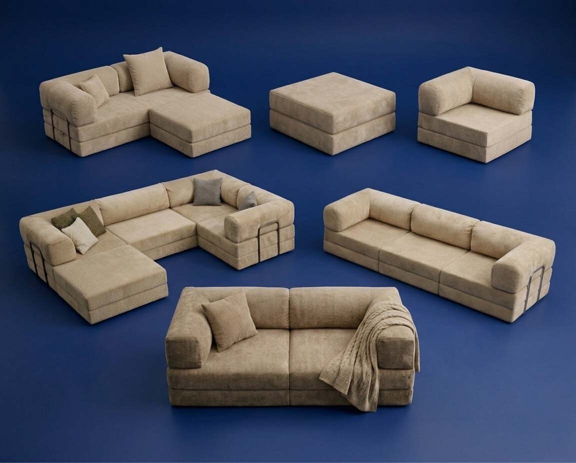 Multifunktionale Schlafsofas ausgestellt in Hamburg bei Alsterdüne und Dannenfelser