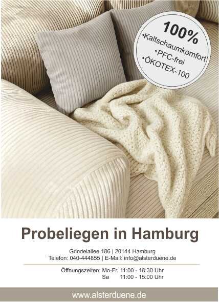 Probeliegen und Sitzen in unserem Fachgeschäft in Hamburg