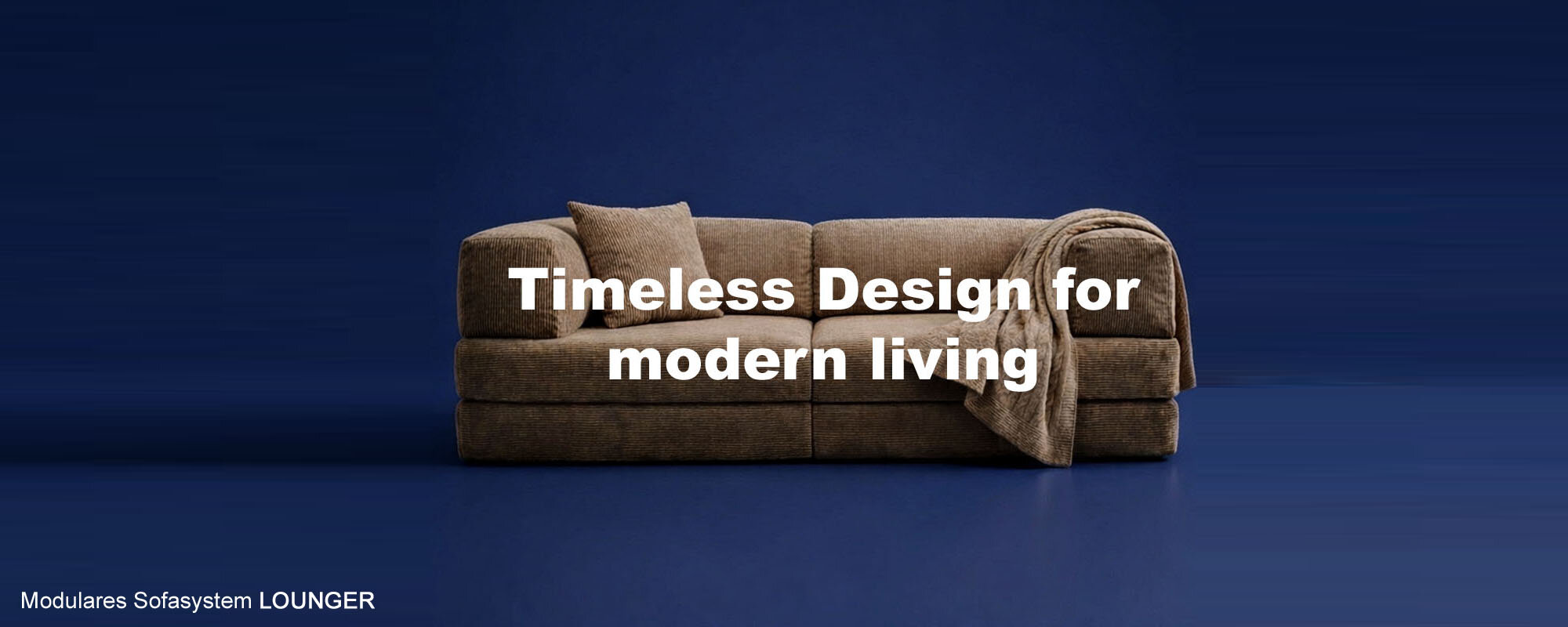 Lounger Schlafsofa timeless design for modern living