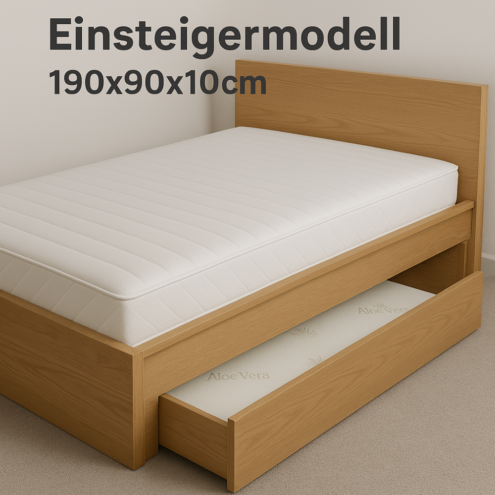 Gästebettmatratze 90x190cm, Höhe 10cm,...
