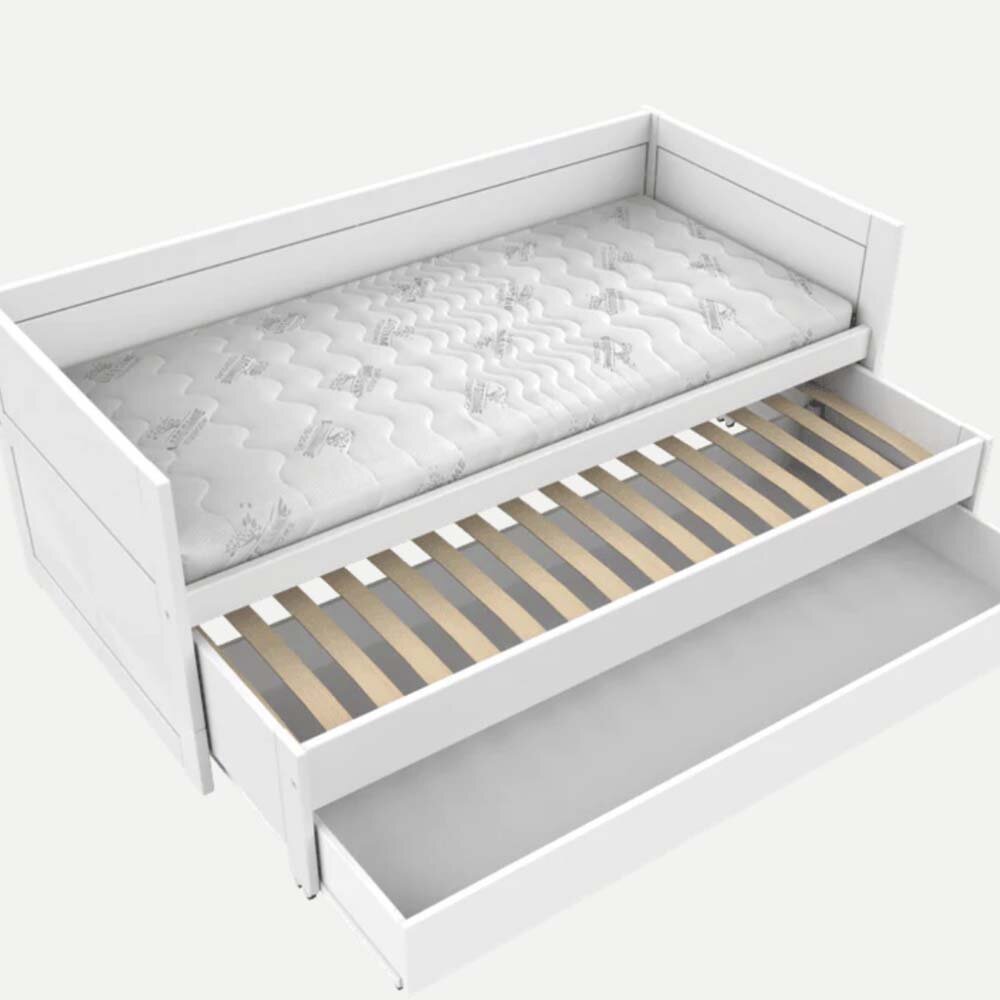 Sofabett Tagesbett 90x200cm, Massivholz, Gästebett-...