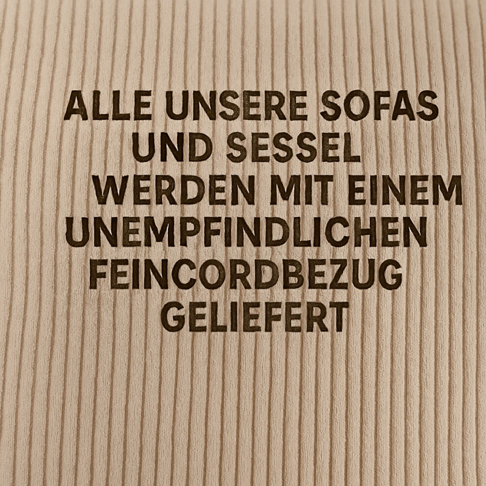 XXL Sofa mit Schlaffunktion, Cordstoff, 300x110/120cm, viele Farben