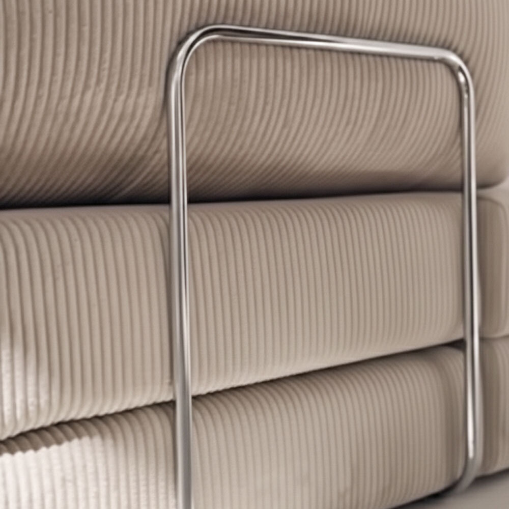 Modularer Ecksessel LOUNGER li/re, mit Schlaffunktion, 100x100cm, Cordstoff