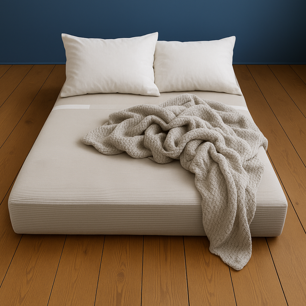 XXL-Loungesessel mit Schlaffunktion, Feincord, 125x100cm