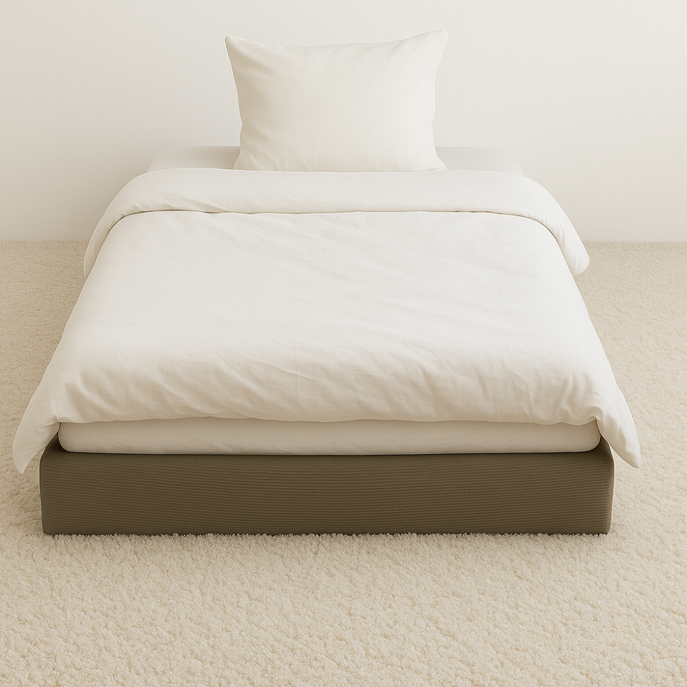 Chill-Sofa/Sessel 140x100cm, mit Schlaffunktion, Cordstoff, Kaltschaum