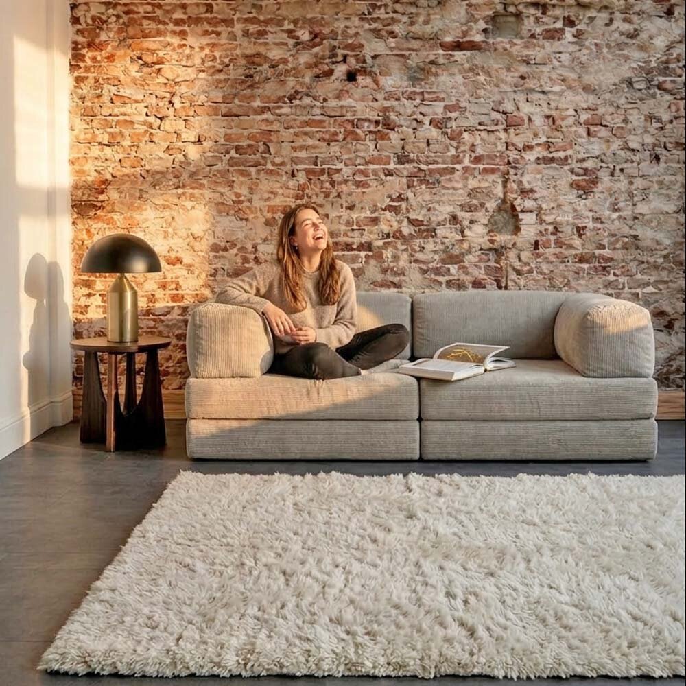 2-Sitzer Schlafsofa LOUNGER, Multifunktional, 200x100cm, Cordstoff