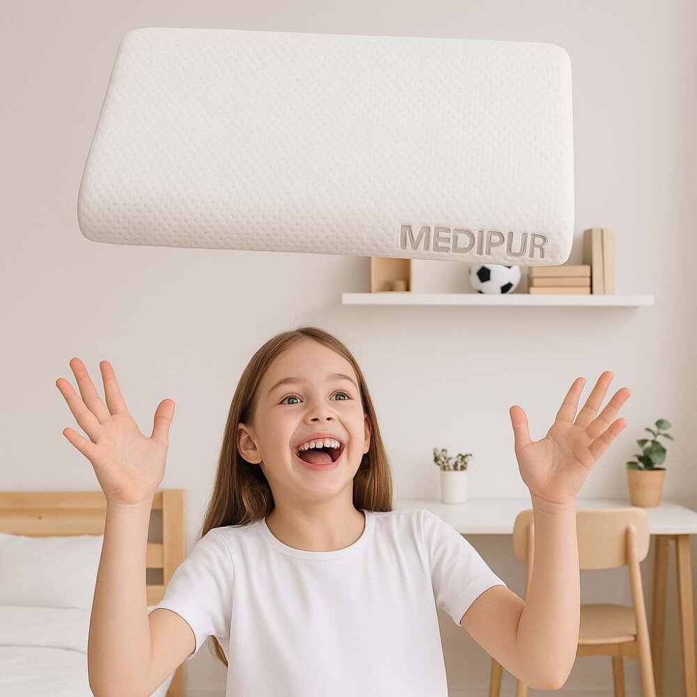 Alsterdüne® orthopädisches Kopfkissen, antibakterieller Bezug MEDIPUR®