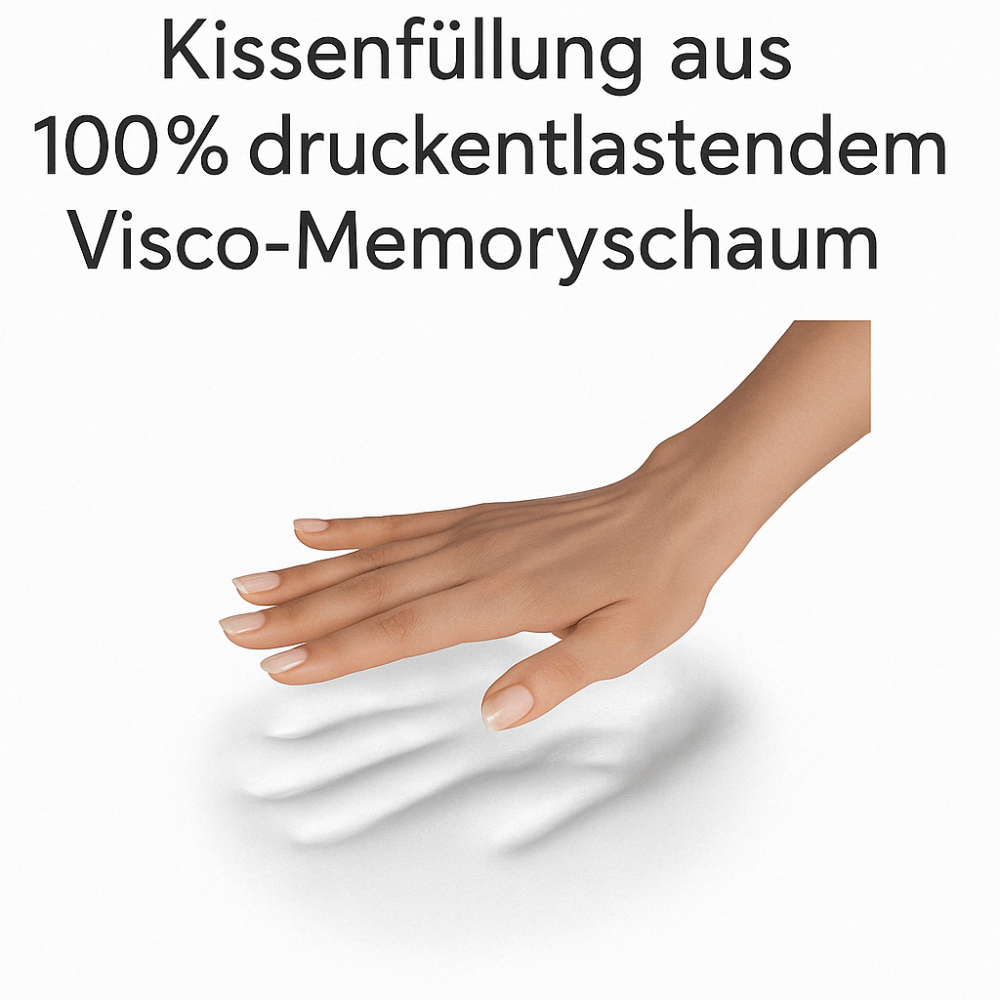 Alsterdüne® orthopädisches Kopfkissen, antibakterieller Bezug MEDIPUR®
