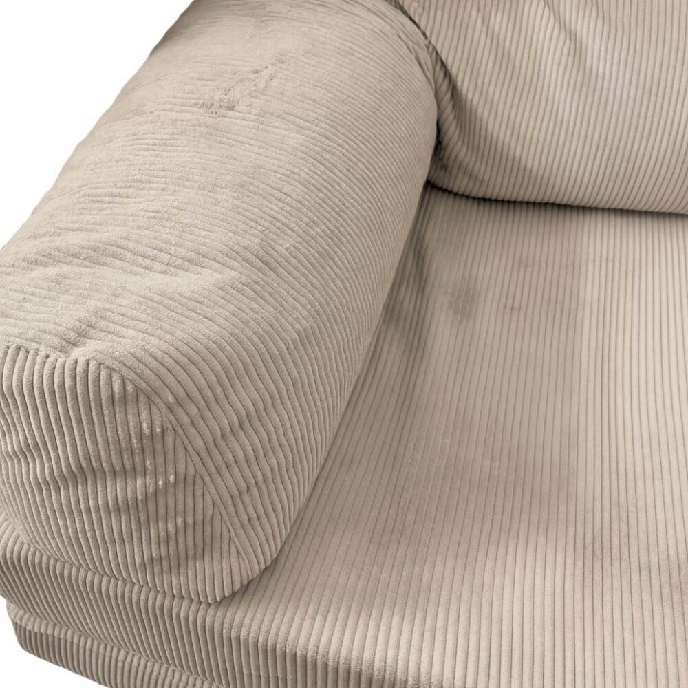 Ecksofa LOUNGER, 400x300cm, mit Schlaffunktion, Cordstoff