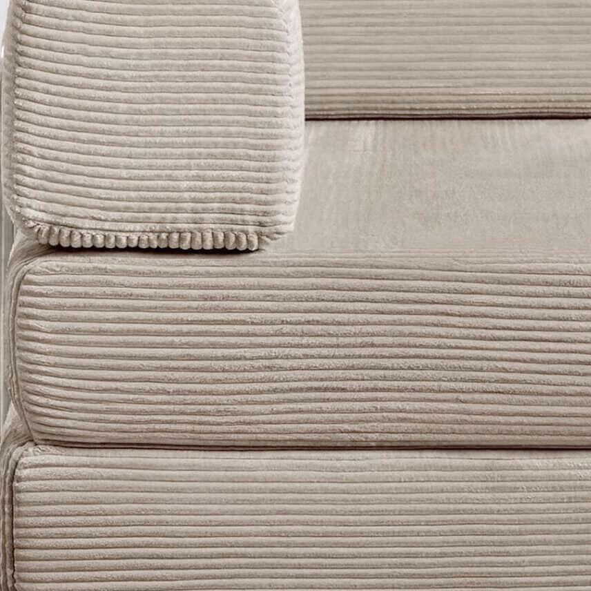 Ecksofa LOUNGER, 400x300cm, mit Schlaffunktion, Cordstoff