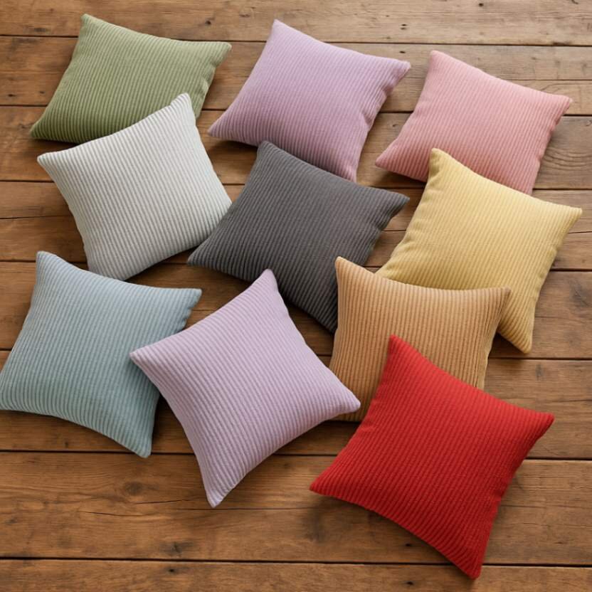 Cord-Sofakissen CLASSIC, 45x45cm, alle Farben, gefüllt mit Memoryschaum