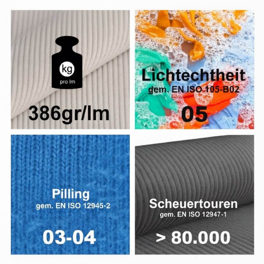 Für kleine Gästezimmer: Schlafsofa mit Kaltschaum und Feincord, viele Größen